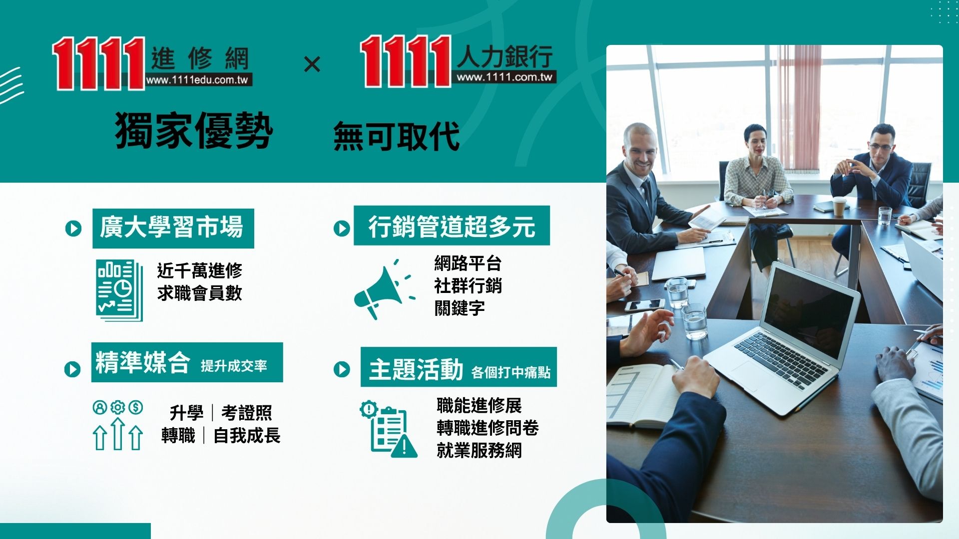 4大進修網獨家優勢