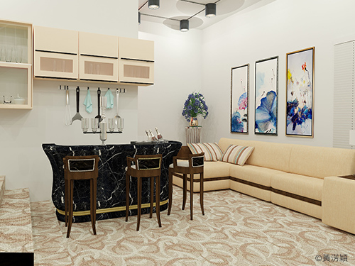 年鑑作品,室內設計3D圖